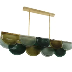 Hot Pamono Elongated Murano Glass Hanging Lamp