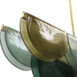 Hot Pamono Elongated Murano Glass Hanging Lamp