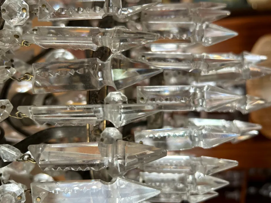 Hot Pamono Empire Chandelier with Crystal Drops