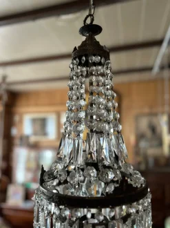 Hot Pamono Empire Chandelier with Crystal Drops