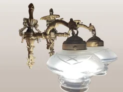 Discount Pamono Empire Dragons Wall Lamps, 1950s, Set of 2