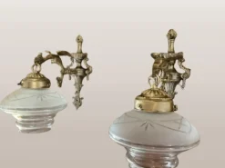 Discount Pamono Empire Dragons Wall Lamps, 1950s, Set of 2