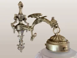 Discount Pamono Empire Dragons Wall Lamps, 1950s, Set of 2