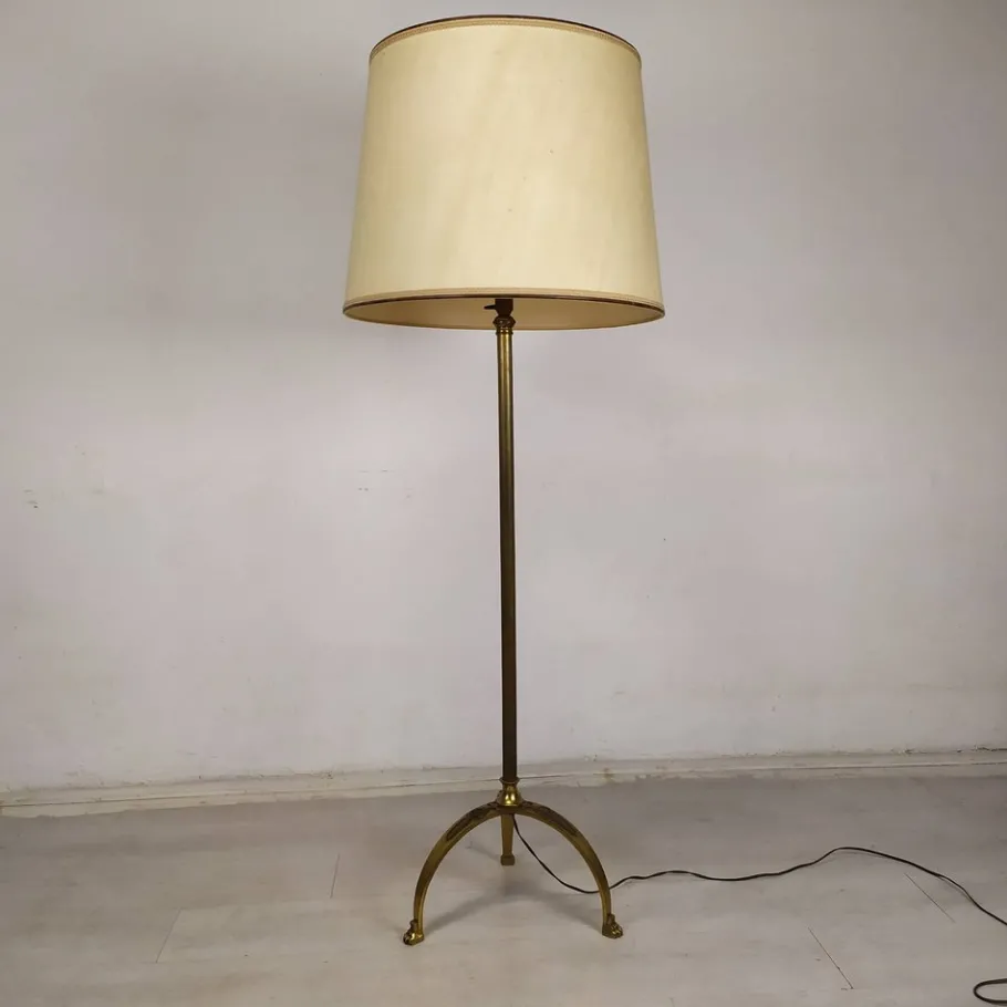 Hot Pamono Empire Style Bronze Floor Lamp, 1890s