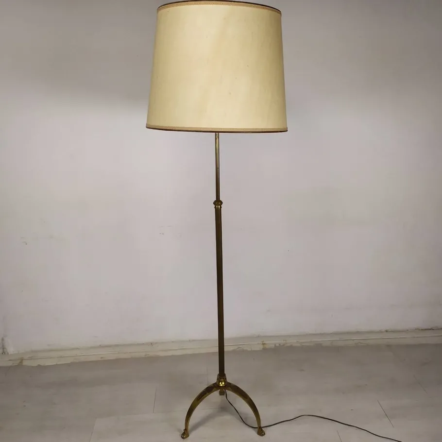 Hot Pamono Empire Style Bronze Floor Lamp, 1890s