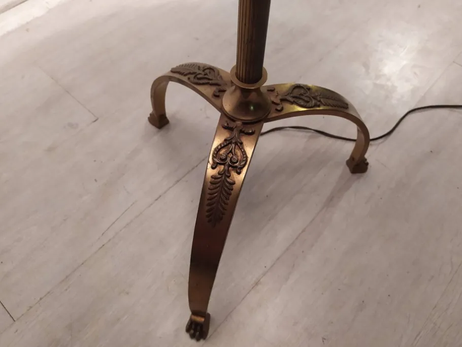 Hot Pamono Empire Style Bronze Floor Lamp, 1890s