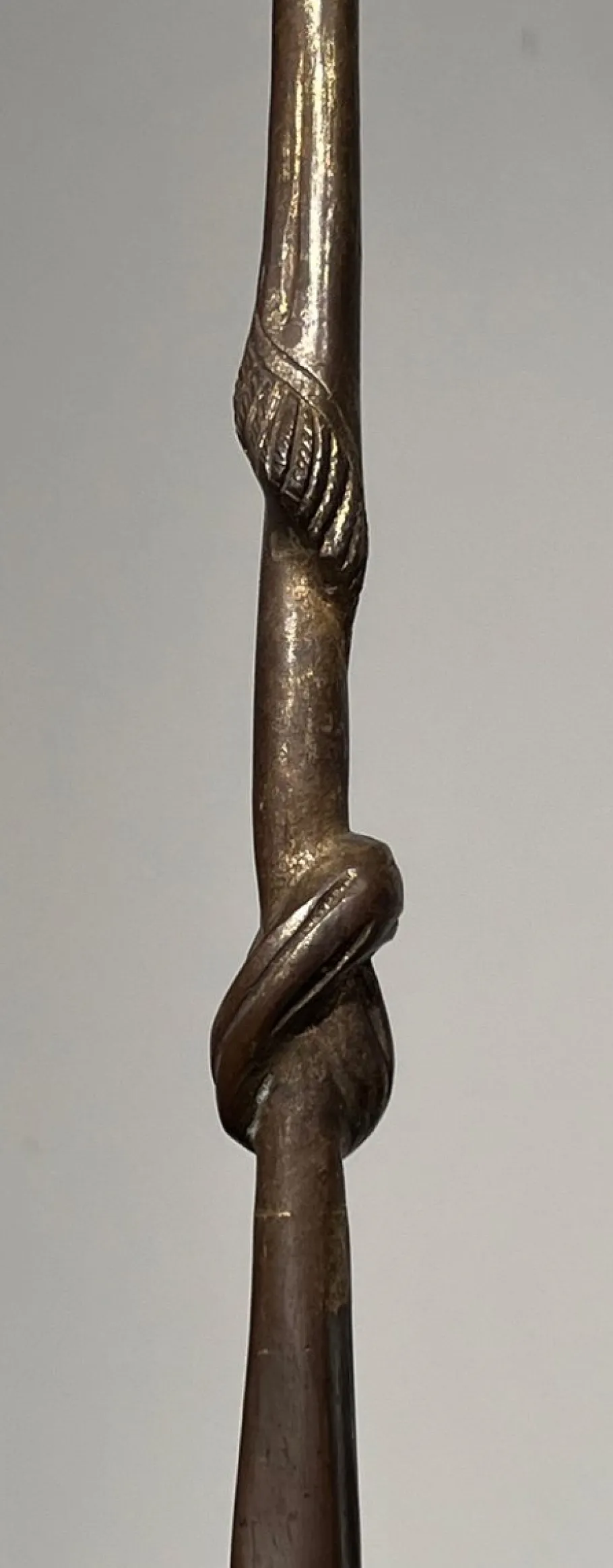 Hot Pamono Empire Style Bronze 3-Light Chandelier with Eagle Heads, France, 1900