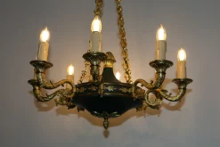 Discount Pamono Empire Style Chandelier, France, 1930s