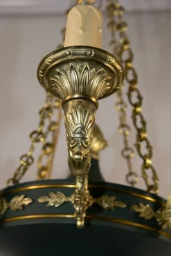 Discount Pamono Empire Style Chandelier, France, 1930s