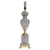 Discount Pamono Empire Style Lamp Base in Cut Crystal and Bronze