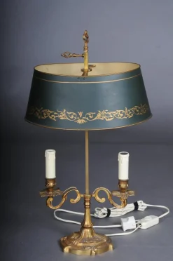 Sale Pamono Empire Table Lamp in Gold-Plated Bronze, 1900s