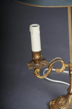 Sale Pamono Empire Table Lamp in Gold-Plated Bronze, 1900s