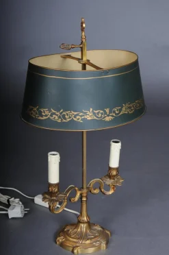 Sale Pamono Empire Table Lamp in Gold-Plated Bronze, 1900s