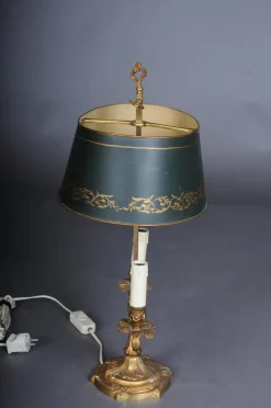 Sale Pamono Empire Table Lamp in Gold-Plated Bronze, 1900s