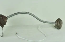 Hot Pamono Enameled Metal Garden Light, 1940s