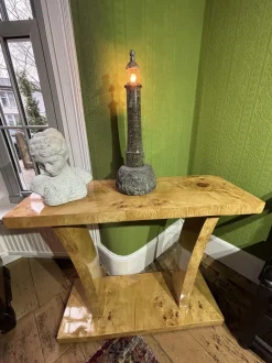 Discount Pamono English Serpentine Stone Lighthouse Lamp 1930s by Unknown for Unknown, 1920s