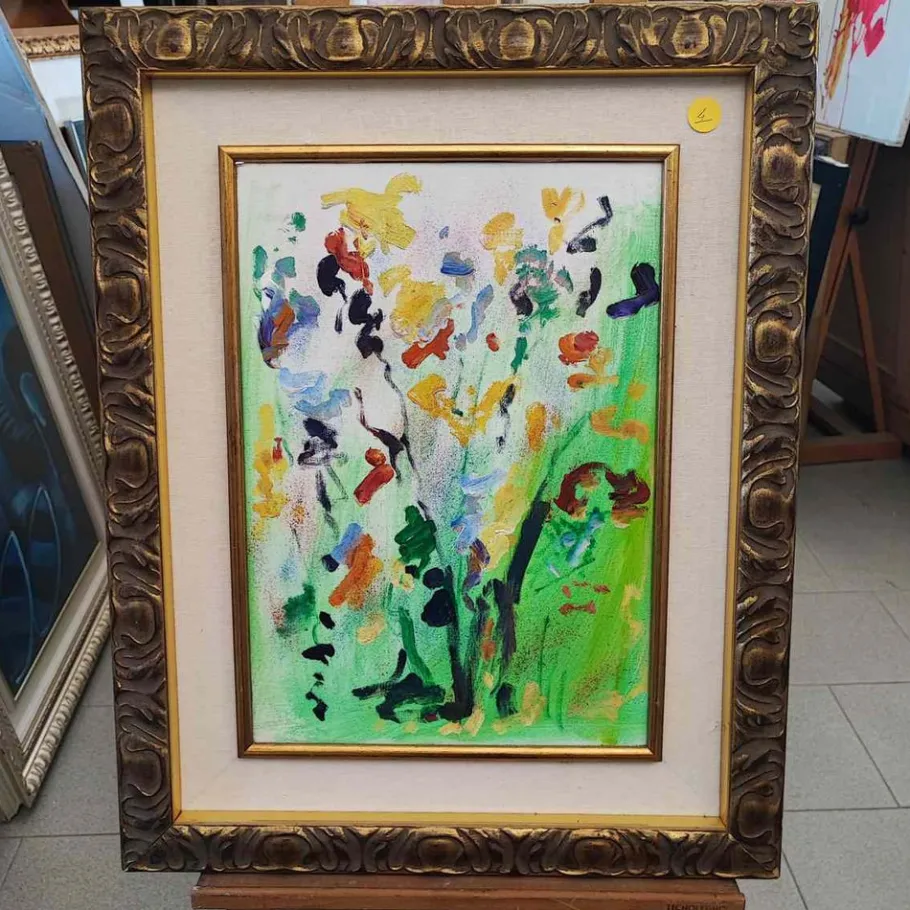 Clearance Pamono Ernesto Treccani, Oil on Canvas