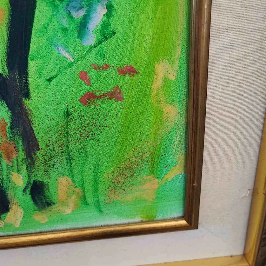 Clearance Pamono Ernesto Treccani, Oil on Canvas