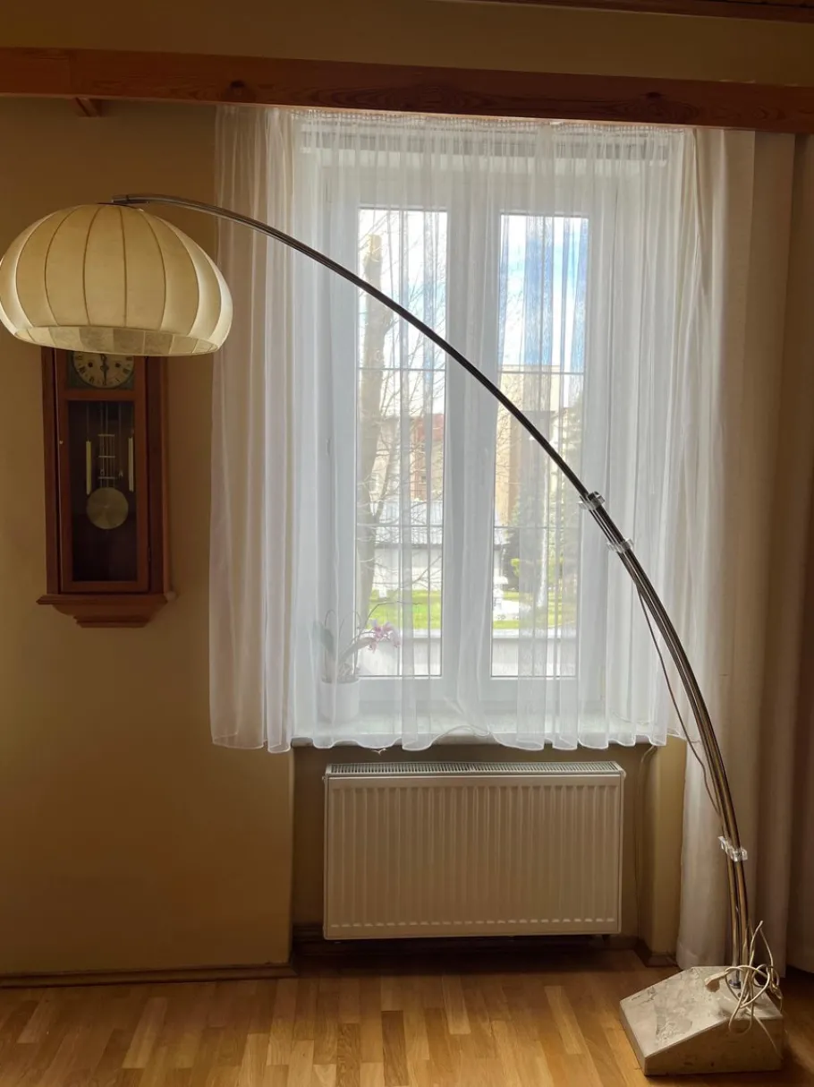 New Pamono Extendable Arc Cocoon Floor Lamp from Hustadt Leuchten, Germany, 1970s