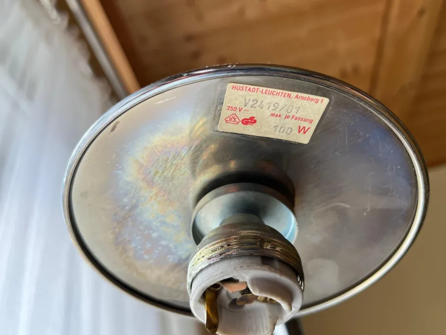 New Pamono Extendable Arc Cocoon Floor Lamp from Hustadt Leuchten, Germany, 1970s