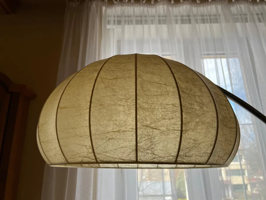 New Pamono Extendable Arc Cocoon Floor Lamp from Hustadt Leuchten, Germany, 1970s