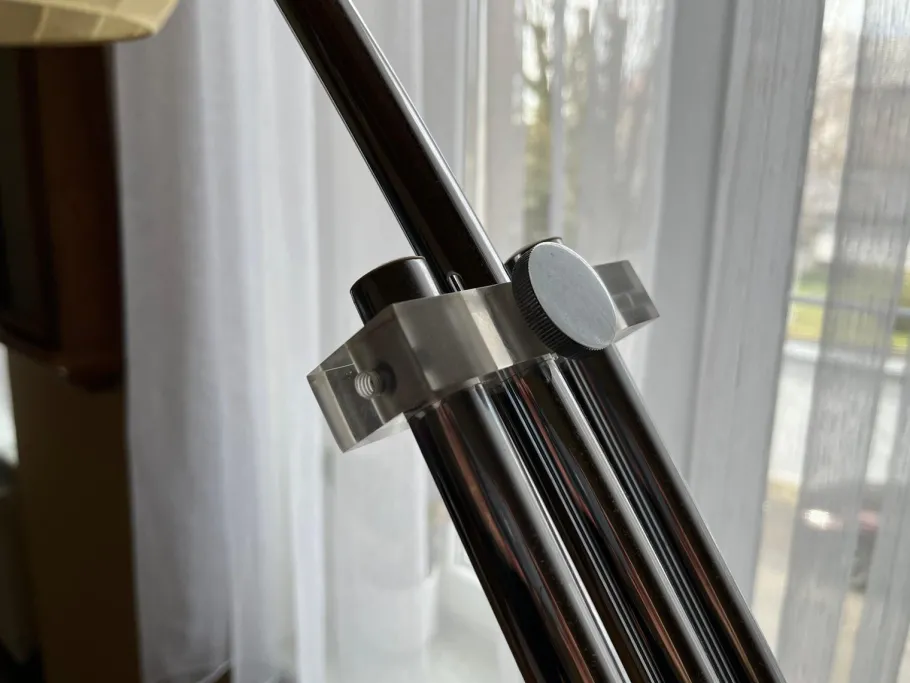 New Pamono Extendable Arc Cocoon Floor Lamp from Hustadt Leuchten, Germany, 1970s