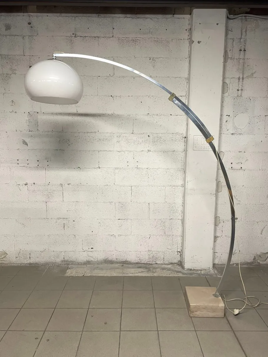 Best Pamono Extendable Arc Lamp, 1970s