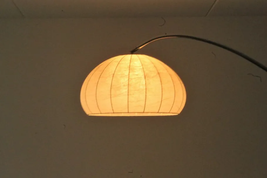 New Pamono Extendable Bow Floor Lamp with Marble Base from Hustadt Leuchten, 1960s