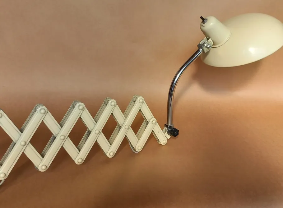 New Pamono Extendable Scissor Lamp, 1950s