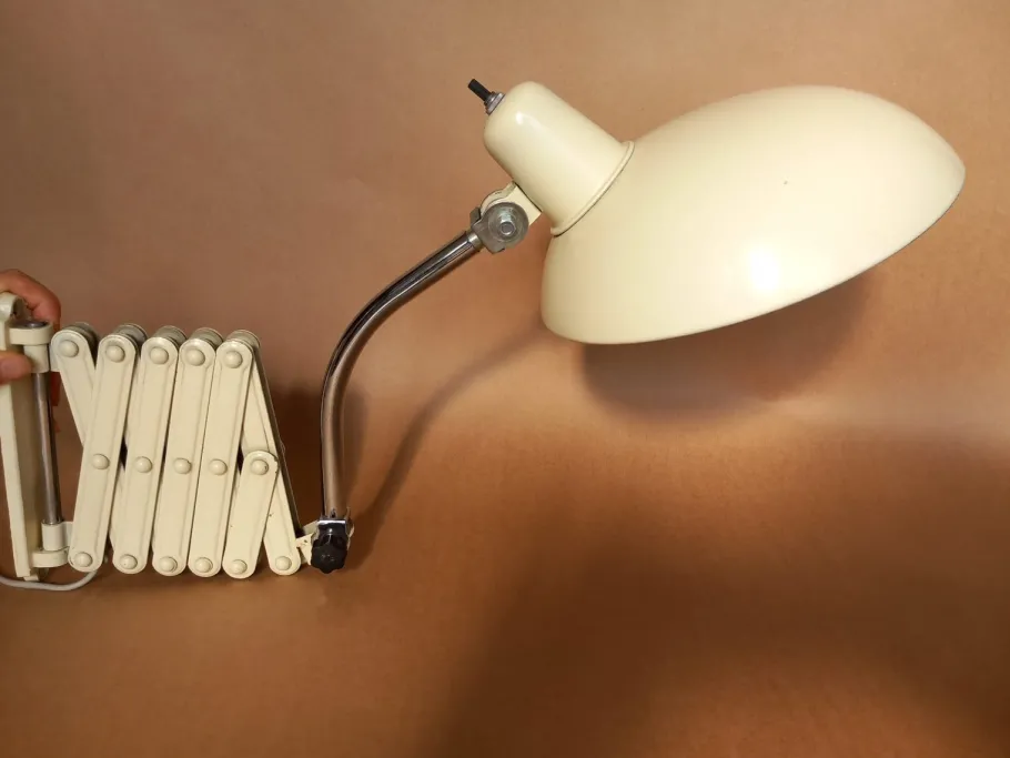 New Pamono Extendable Scissor Lamp, 1950s