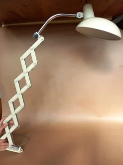 New Pamono Extendable Scissor Lamp, 1950s