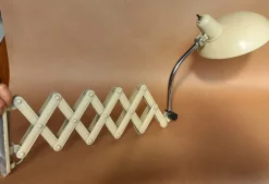 New Pamono Extendable Scissor Lamp, 1950s