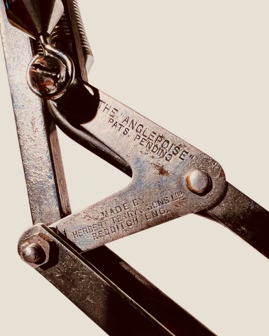 Hot Pamono Extra Large The Anglepoise Mod. 1208 Desk Lamp by George Carwardine, 1933, Early Production Architect's Lamp