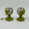 Best Pamono Eyeball Lamps in Green Metal from Luci Italia, 1970s, Set of 2
