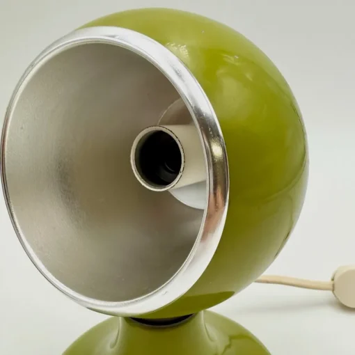 Best Pamono Eyeball Lamps in Green Metal from Luci Italia, 1970s, Set of 2