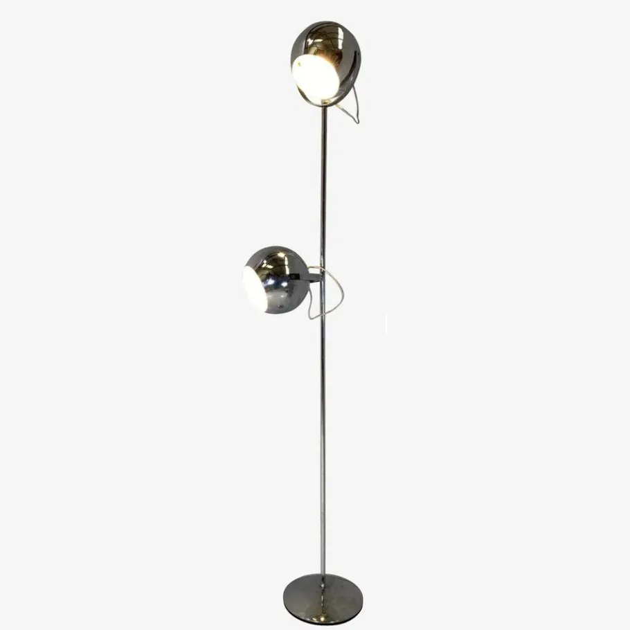 Hot Pamono Eyeball Steel Floor Lamp by Goffredo Reggiani, 1960s