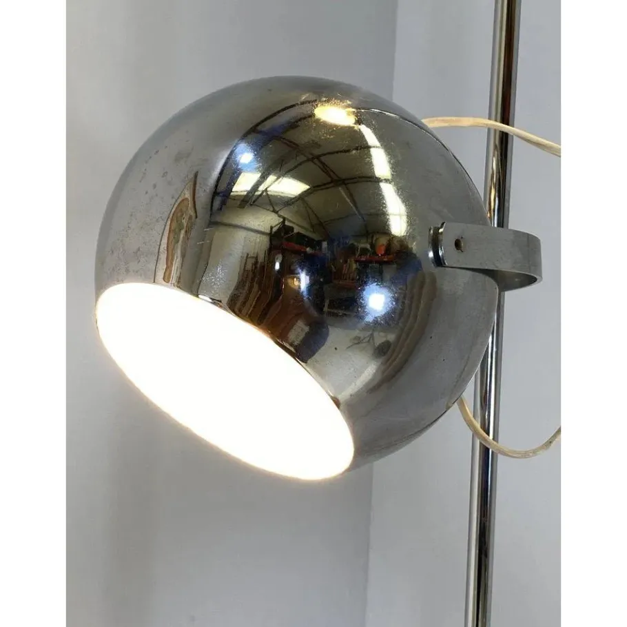 Hot Pamono Eyeball Steel Floor Lamp by Goffredo Reggiani, 1960s