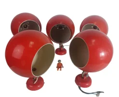 Hot Pamono Eyeball Wall Lights, 1960s, Set of 5