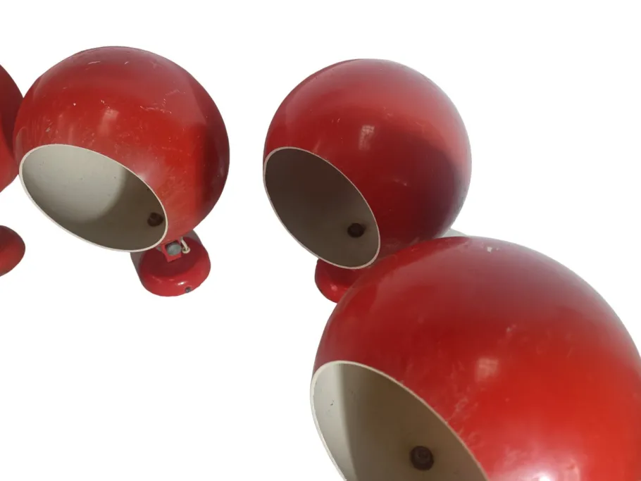 Hot Pamono Eyeball Wall Lights, 1960s, Set of 5