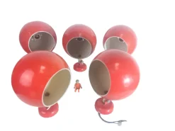 Hot Pamono Eyeball Wall Lights, 1960s, Set of 5