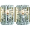 Discount Pamono Faceted Tubes Wall Lights attributed to Doria Leuchten, 1960s, Set of 2