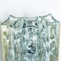 Discount Pamono Faceted Tubes Wall Lights attributed to Doria Leuchten, 1960s, Set of 2