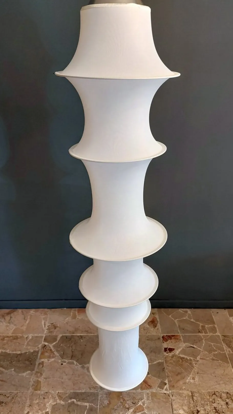 Online Pamono Falkland Suspension Lamp by Bruno Munari for Danese, Italy, 1960s