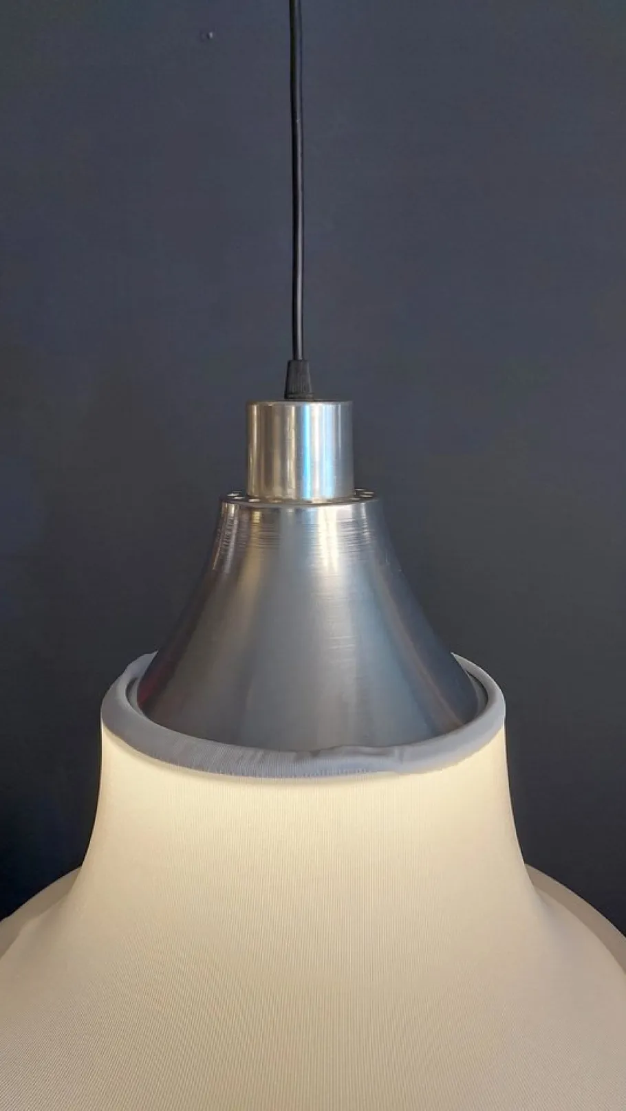 Online Pamono Falkland Suspension Lamp by Bruno Munari for Danese, Italy, 1960s