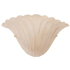 Discount Pamono Fan-Shaped Wall Light in Alabaster Scavo with Grit, Italy, 1990s