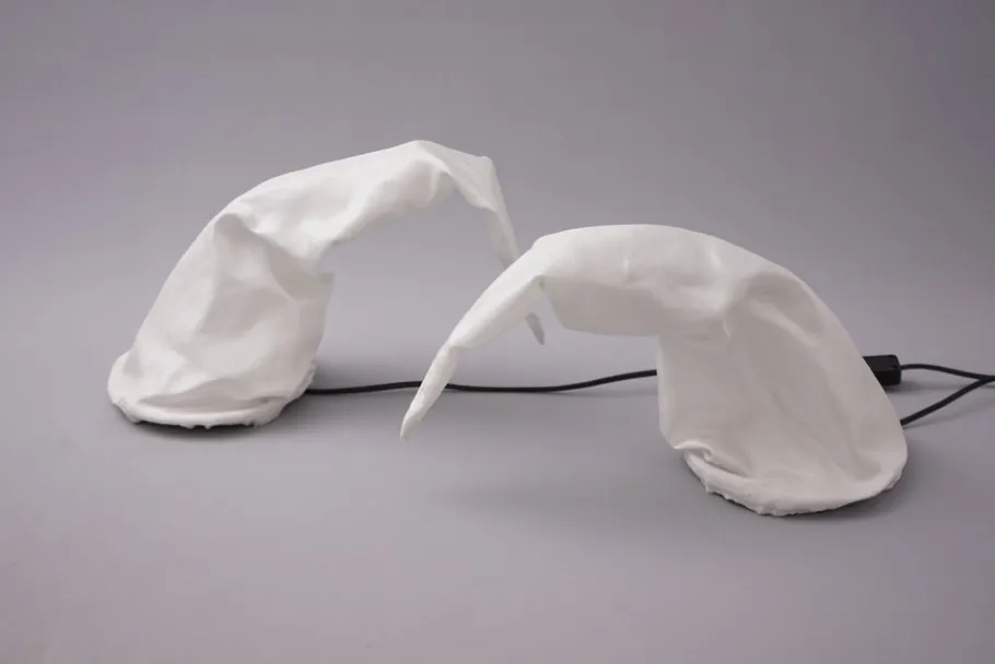 Discount Pamono Fantome De Bretagne Table Lamps by Philippe Daney for Tebong, 1990s, Set of 2