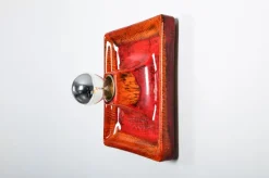 Clearance Pamono Fat Lava Ceramic Sconce from Hustadt Leuchten, 1970s