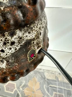 Outlet Pamono Fat Lava Table Lamp Base by Pan Keramik, 1970s