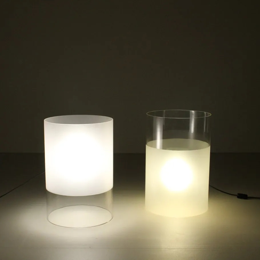 Hot Pamono Fatua Lamps by Guido Rosati for Fontana Arte, 1970, Set of 2