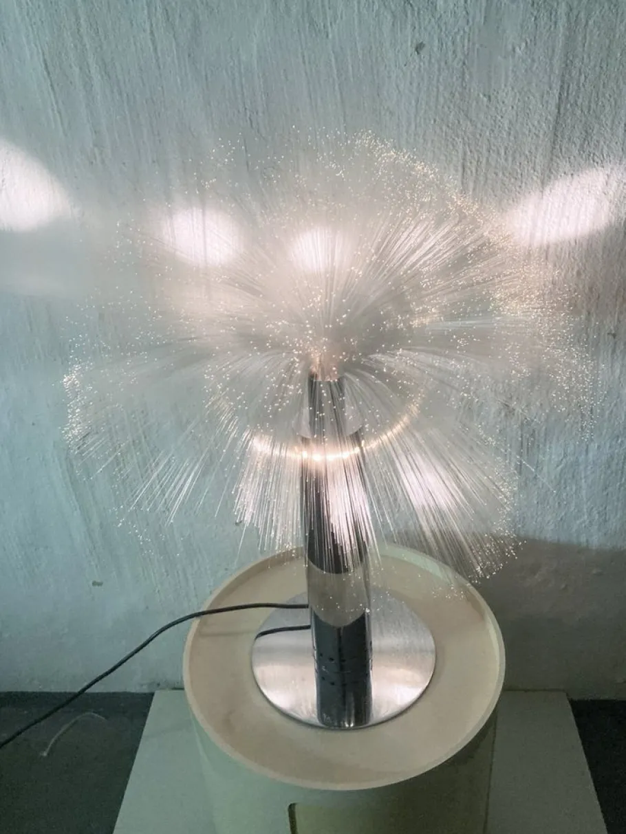Best Pamono Fiber Optic Table Lamp by Hans-Jürgen Fischer for Günther Lambert, 1960s